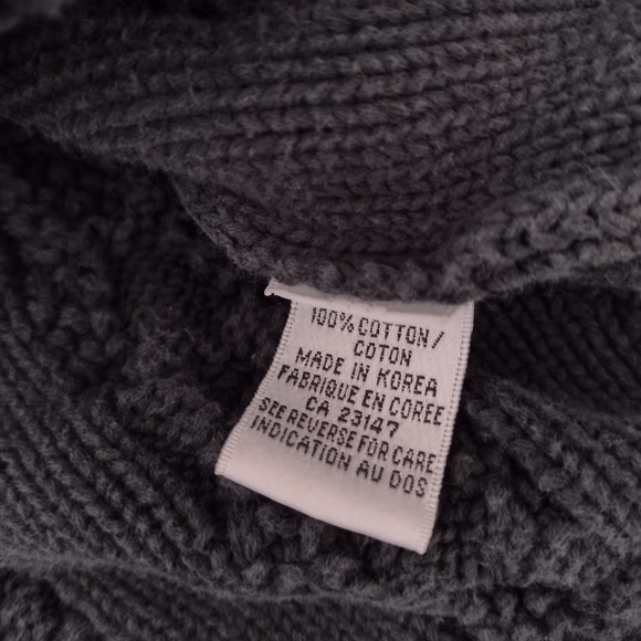 Talbots Petites Vintage Green Cable Knit Turtleneck Sweater Size Sp - Picture 3 of 9